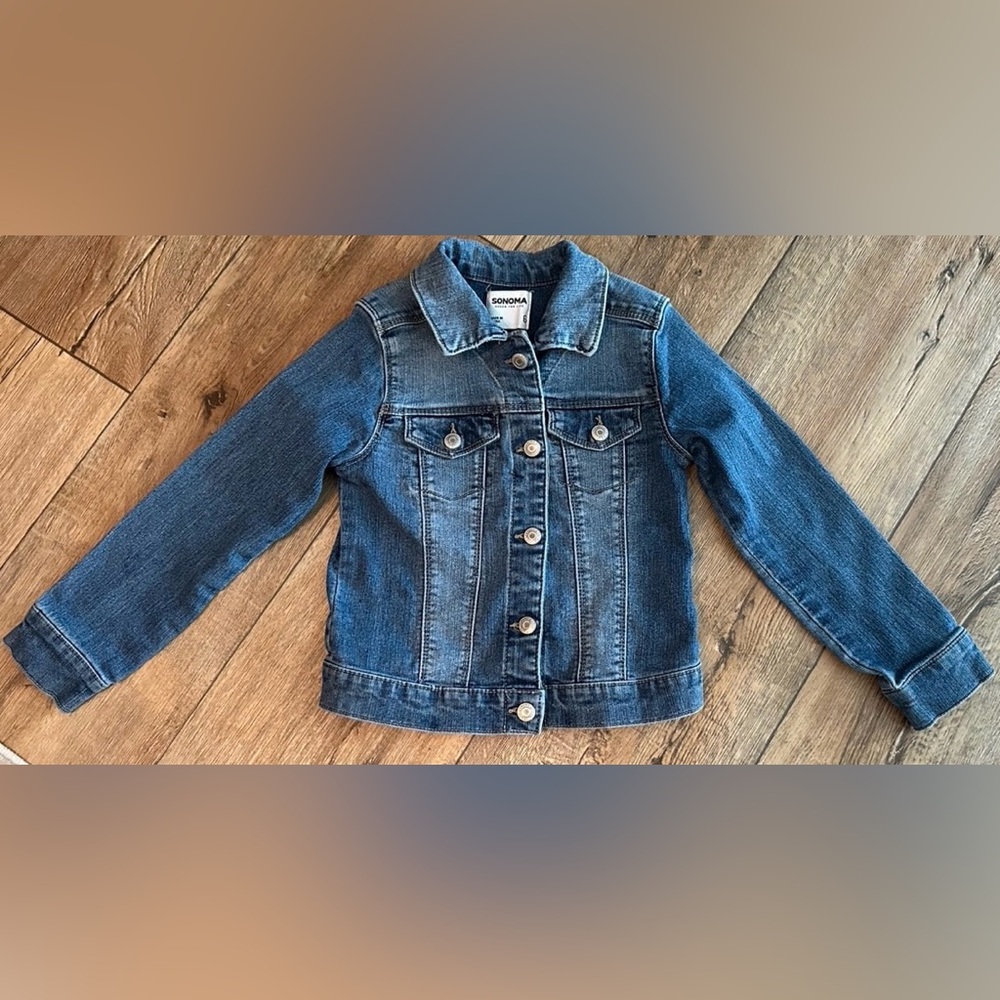 Sonoma Kids Classic Blue Jean Jacket 6 NWOT